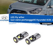 0 Luci Vano Portaoggetti LED Hyundai IX20 JC 2010 in poi: W5W Fly W5W: Lampadine LED Fly 6000k (Coppia)