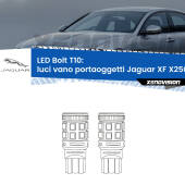 0 Luci Vano Portaoggetti LED Jaguar XF X250 2007 - 2015: T10 Bolt T10: LED Bolt 6000k (Coppia)