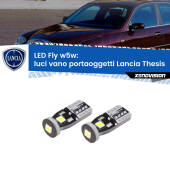 0 Luci Vano Portaoggetti LED Lancia Thesis  2002 - 2009: W5W Fly W5W: Lampadine LED Fly 6000k (Coppia)