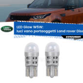 0 Luci Vano Portaoggetti LED Land rover Discovery IV L319 2009 - 2015: W5W Glow a Luce Calda W5W: LED Glow Bianco Caldo (Coppia)