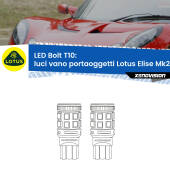 0 Luci Vano Portaoggetti LED Lotus Elise Mk2 2000 - 2009: T10 Bolt T10: LED Bolt 6000k (Coppia)