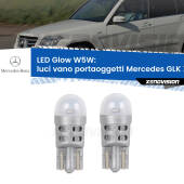 0 Luci Vano Portaoggetti LED Mercedes GLK X204 2008 - 2015: W5W Glow a Luce Calda W5W: LED Glow Bianco Caldo (Coppia)