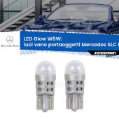 0 Luci Vano Portaoggetti LED Mercedes SLC R172 2016 - 2017: W5W Glow a Luce Calda W5W: LED Glow Bianco Caldo (Coppia)