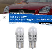 0 Luci Vano Portaoggetti LED Mercedes SLK R172 2011 in poi: W5W Glow a Luce Calda W5W: LED Glow Bianco Caldo (Coppia)