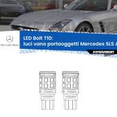 0 Luci Vano Portaoggetti LED Mercedes SLS AMG C197 2010 in poi: T10 Bolt T10: LED Bolt 6000k (Coppia)