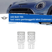 0 Luci Vano Portaoggetti LED Mini Clubman F54 2014 - 2019: T10 Bolt T10: LED Bolt 6000k (Coppia)