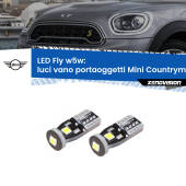 0 Luci Vano Portaoggetti LED Mini Countryman F60 2016 - 2019: W5W Fly W5W: Lampadine LED Fly 6000k (Coppia)