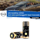 0 Luci Vano Portaoggetti LED Opel Cascada  2013 - 2019: T10 GoldStar T10 (W5W) Goldstar Coppia LED Canbus Next Gen