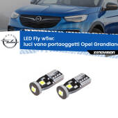 0 Luci Vano Portaoggetti LED Opel Grandland  2017 in poi: W5W Fly W5W: Lampadine LED Fly 6000k (Coppia)