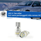 0 Luci Vano Portaoggetti LED per Alfa romeo 147 2000 - 2010: W5W X-Tee W5W (T10) LED X-Tee (Coppia)