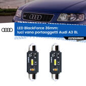 0 Luci Vano Portaoggetti LED per Audi A3 8L 1996 - 2003: C5W BlackForce 36mm (Coppia) C5W 36mm: LED Blackforce 6000k (Coppia)