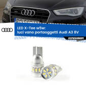0 Luci Vano Portaoggetti LED per Audi A3 8V 2013 - 2020: W5W X-Tee W5W (T10) LED X-Tee (Coppia)