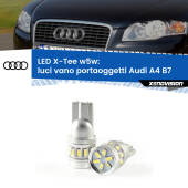 0 Luci Vano Portaoggetti LED per Audi A4 B7 2004 - 2008: W5W X-Tee W5W (T10) LED X-Tee (Coppia)