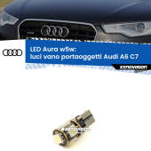 0 Luci Vano Portaoggetti LED per Audi A6 C7 2010 - 2018: Aura w5w W5W: lampadina LED Aura 6000k