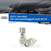 0 Luci Vano Portaoggetti LED per Audi A6 C8 2018 in poi: W5W X-Tee W5W (T10) LED X-Tee (Coppia)