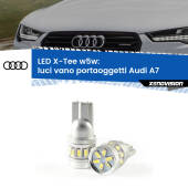 0 Luci Vano Portaoggetti LED per Audi A7 2010 - 2018: W5W X-Tee W5W (T10) LED X-Tee (Coppia)