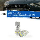 0 Luci Vano Portaoggetti LED per Audi A7 II 2019 in poi: W5W X-Tee W5W (T10) LED X-Tee (Coppia)