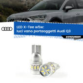 0 Luci Vano Portaoggetti LED per Audi Q3 2011 - 2018: W5W X-Tee W5W (T10) LED X-Tee (Coppia)