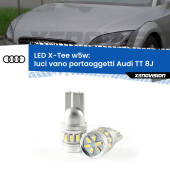 0 Luci Vano Portaoggetti LED per Audi TT 8J 2006 - 2014: W5W X-Tee W5W (T10) LED X-Tee (Coppia)