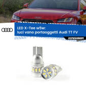 0 Luci Vano Portaoggetti LED per Audi TT FV 2014 - 2018: W5W X-Tee W5W (T10) LED X-Tee (Coppia)