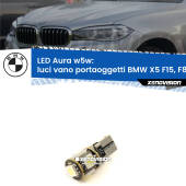 0 Luci Vano Portaoggetti LED per BMW X5 F15, F85 2014 - 2018: Aura w5w W5W: lampadina LED Aura 6000k
