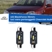 0 Luci Vano Portaoggetti LED per Chevrolet Nubira  2005 - 2011: C5W BlackForce 36mm (Coppia) C5W 36mm: LED Blackforce 6000k (Coppia)