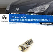 0 Luci Vano Portaoggetti LED per Citroën C3 II 2009 - 2016: Aura w5w W5W: lampadina LED Aura 6000k