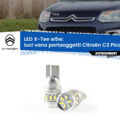 0 Luci Vano Portaoggetti LED per Citroën C3 Picasso 2009 - 2016: W5W X-Tee W5W (T10) LED X-Tee (Coppia)