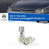 0 Luci Vano Portaoggetti LED per Citroën C4 2004 - 2011: W5W X-Tee W5W (T10) LED X-Tee (Coppia)