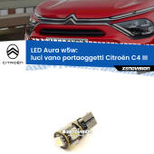 0 Luci Vano Portaoggetti LED per Citroën C4 III 2020 in poi: Aura w5w W5W: lampadina LED Aura 6000k
