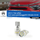 0 Luci Vano Portaoggetti LED per Citroën C4 III 2020 in poi: W5W X-Tee W5W (T10) LED X-Tee (Coppia)