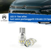 0 Luci Vano Portaoggetti LED per Citroën C4 Spacetourer  2018 in poi: W5W X-Tee W5W (T10) LED X-Tee (Coppia)