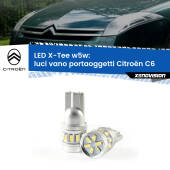 0 Luci Vano Portaoggetti LED per Citroën C6  2005 - 2012: W5W X-Tee W5W (T10) LED X-Tee (Coppia)