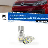 0 Luci Vano Portaoggetti LED per Citroën Jumpy III 2016 in poi: W5W X-Tee W5W (T10) LED X-Tee (Coppia)
