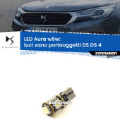 0 Luci Vano Portaoggetti LED per DS DS 4 2015 in poi: Aura w5w W5W: lampadina LED Aura 6000k
