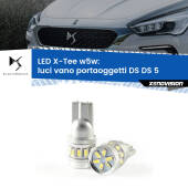 0 Luci Vano Portaoggetti LED per DS DS 5 2015 in poi: W5W X-Tee W5W (T10) LED X-Tee (Coppia)