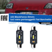 0 Luci Vano Portaoggetti LED per Fiat Barchetta 1995 - 2005: C5W BlackForce 41mm (Coppia) C5W 41mm: LED Blackforce 6000k (Coppia)
