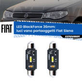 0 Luci Vano Portaoggetti LED per Fiat Siena  1996 - 2012: C5W BlackForce 36mm (Coppia) C5W 36mm: LED Blackforce 6000k (Coppia)