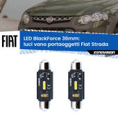 0 Luci Vano Portaoggetti LED per Fiat Strada 1999 - 2021: C5W BlackForce 36mm (Coppia) C5W 36mm: LED Blackforce 6000k (Coppia)