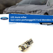 0 Luci Vano Portaoggetti LED per Ford Mondeo III B5Y 2000 - 2007: Aura w5w W5W: lampadina LED Aura 6000k