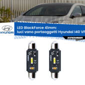 0 Luci Vano Portaoggetti LED per Hyundai I40 VF 2012 in poi: C5W BlackForce 41mm (Coppia) C5W 41mm: LED Blackforce 6000k (Coppia)