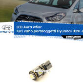 0 Luci Vano Portaoggetti LED per Hyundai IX20 JC 2010 in poi: Aura w5w W5W: lampadina LED Aura 6000k