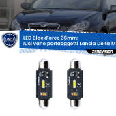 0 Luci Vano Portaoggetti LED per Lancia Delta MkIII 844 2008 - 2014: C5W BlackForce 36mm (Coppia) C5W 36mm: LED Blackforce 6000k (Coppia)