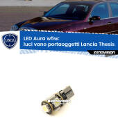 0 Luci Vano Portaoggetti LED per Lancia Thesis  2002 - 2009: Aura w5w W5W: lampadina LED Aura 6000k