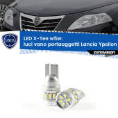 0 Luci Vano Portaoggetti LED per Lancia Ypsilon II 312 2011 in poi: W5W X-Tee W5W (T10) LED X-Tee (Coppia)
