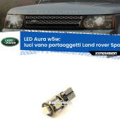 0 Luci Vano Portaoggetti LED per Land rover Sport L320 2005 - 2013: Aura w5w W5W: lampadina LED Aura 6000k