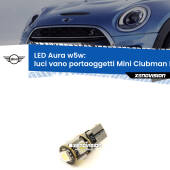0 Luci Vano Portaoggetti LED per Mini Clubman F54 2014 - 2019: Aura w5w W5W: lampadina LED Aura 6000k