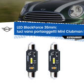 0 Luci Vano Portaoggetti LED per Mini Clubman R55 2007 - 2015: C5W BlackForce 36mm (Coppia) C5W 36mm: LED Blackforce 6000k (Coppia)