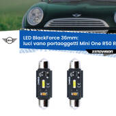 0 Luci Vano Portaoggetti LED per Mini One R50 R52 R53 2001 - 2006: C5W BlackForce 36mm (Coppia) C5W 36mm: LED Blackforce 6000k (Coppia)