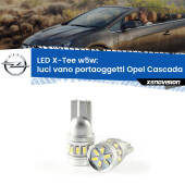 0 Luci Vano Portaoggetti LED per Opel Cascada  2013 - 2019: W5W X-Tee W5W (T10) LED X-Tee (Coppia)